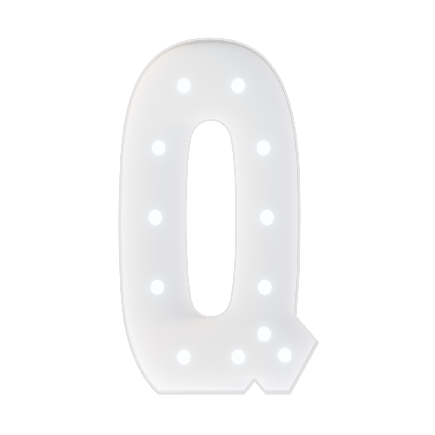 Glimmrly White Lights Marquee Numbers DIY Kit