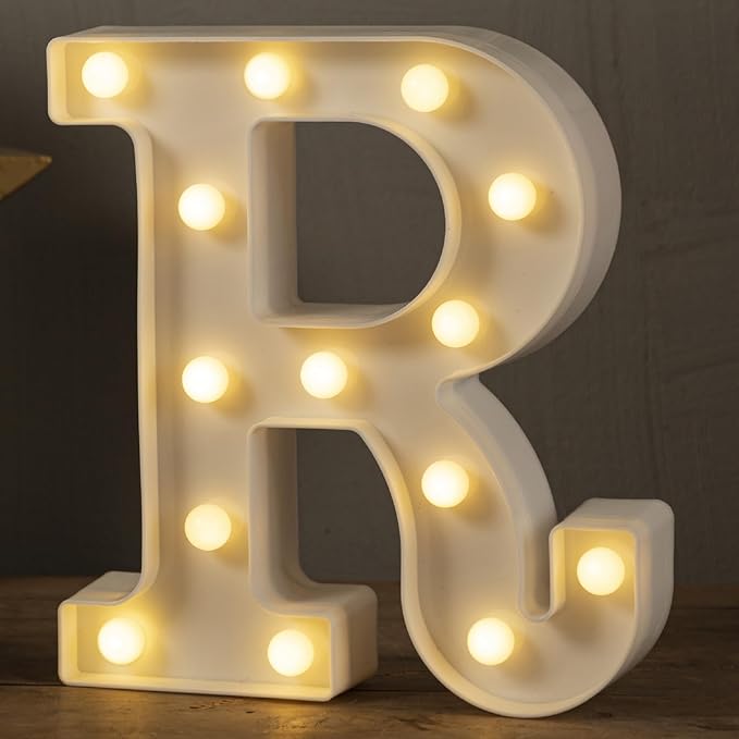JoyMuse Plastic Letters for Party Decorations