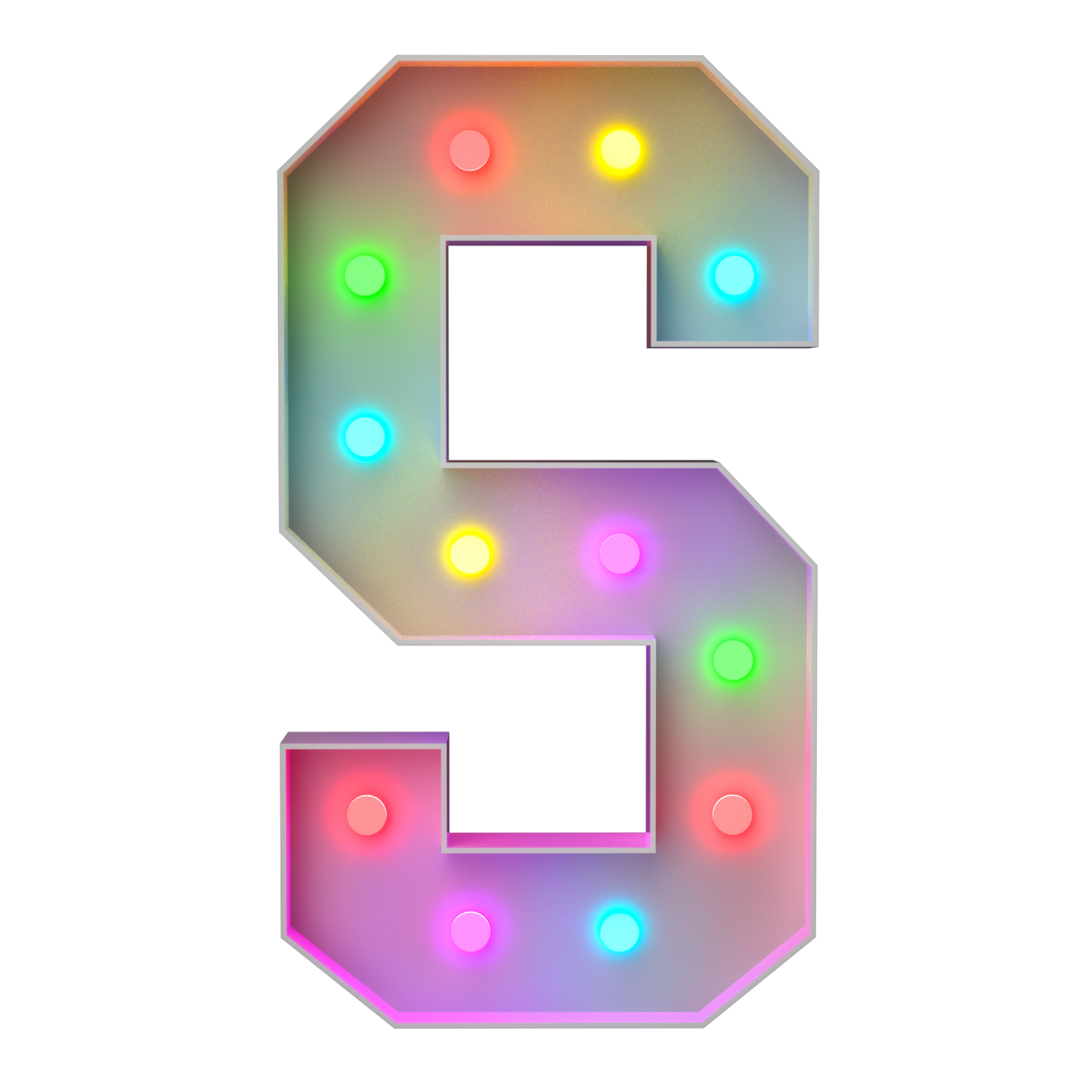 Precut Marquee Numbers DIY Kit