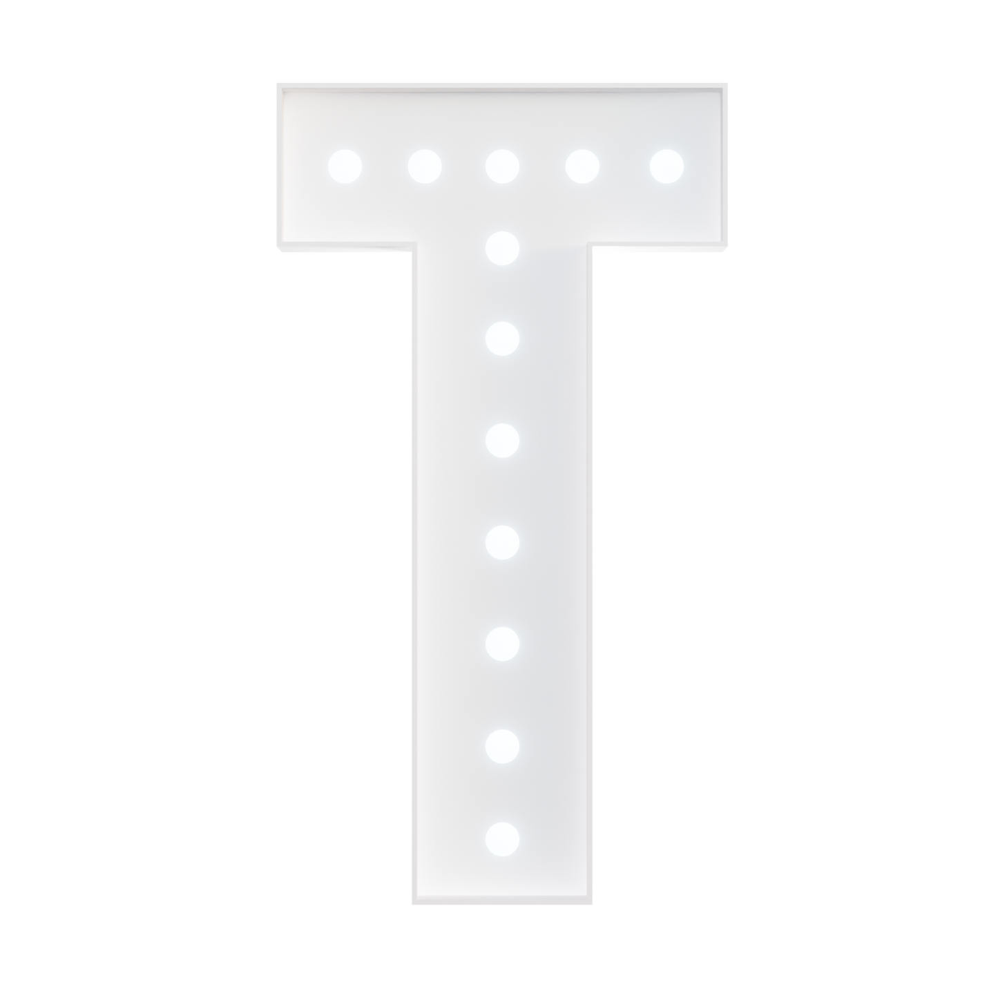 Glimmrly White Lights Marquee Numbers DIY Kit