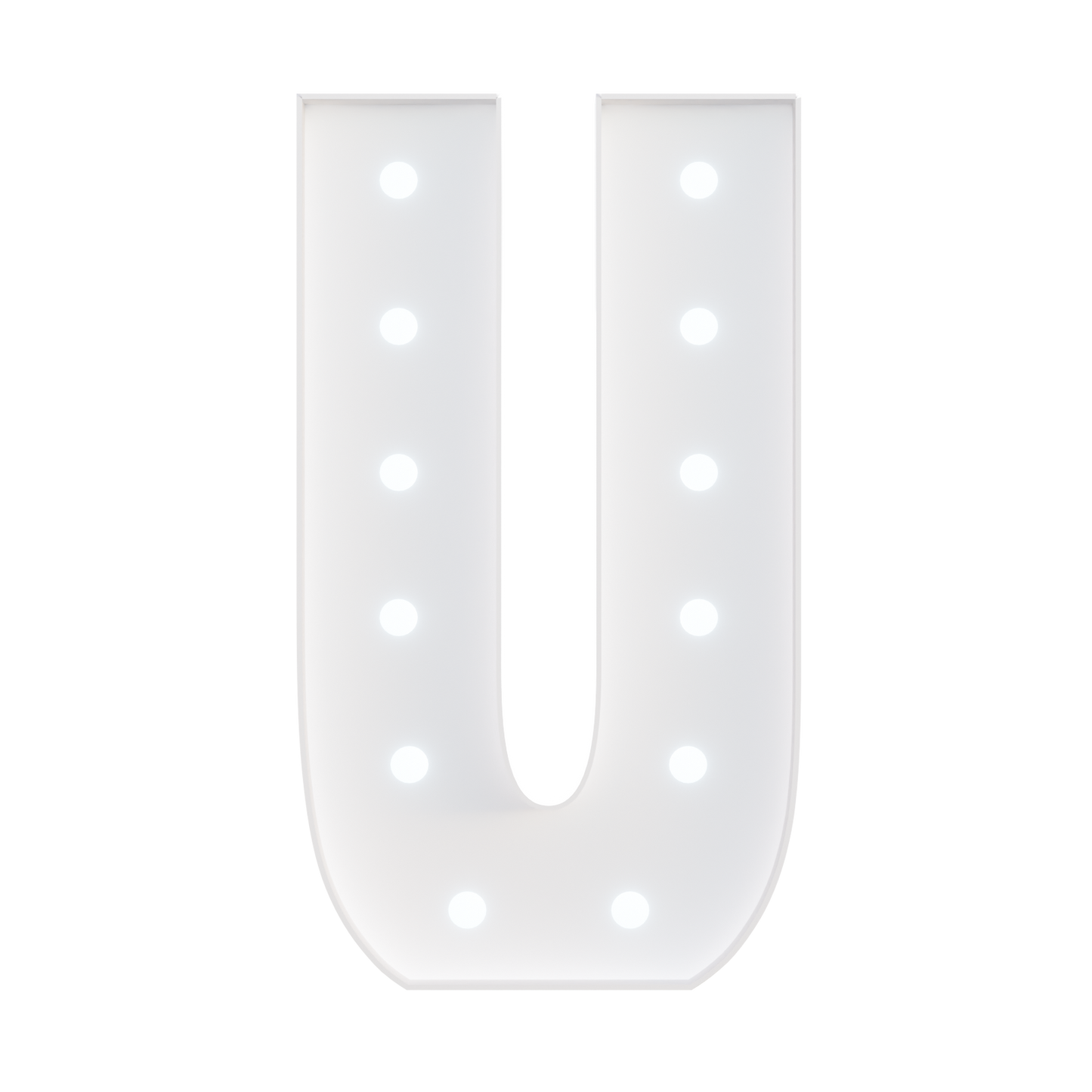 Glimmrly White Lights Marquee Numbers DIY Kit