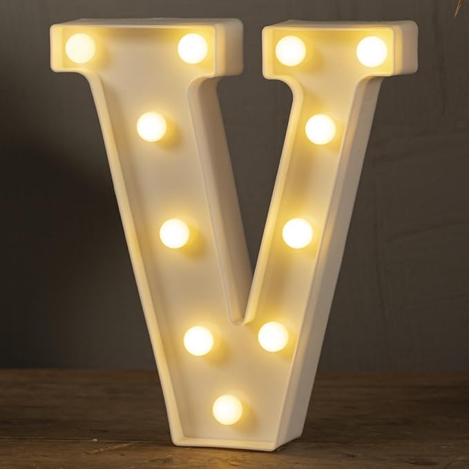 JoyMuse Plastic Letters for Party Decorations