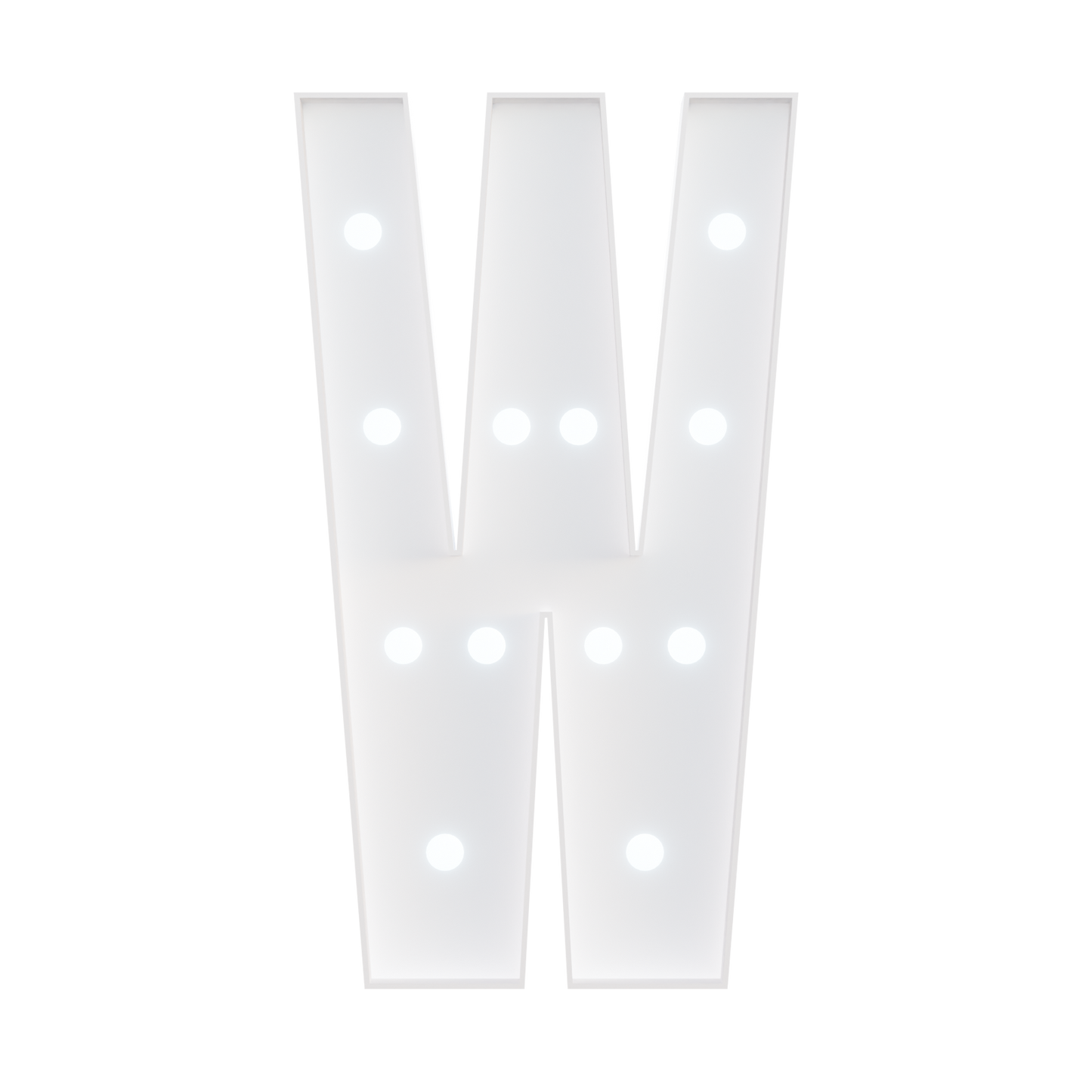 Glimmrly White Lights Marquee Numbers DIY Kit