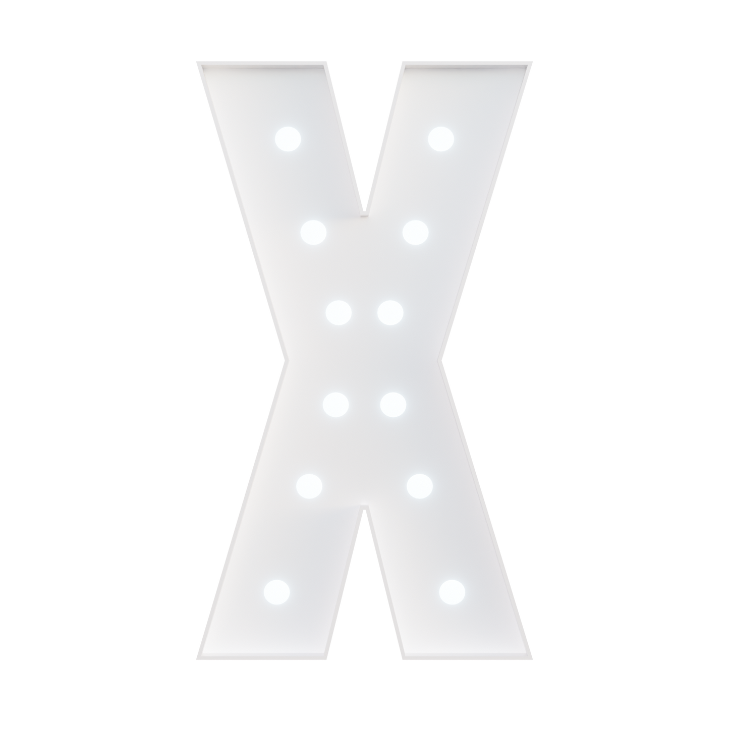 Glimmrly White Lights Marquee Numbers DIY Kit