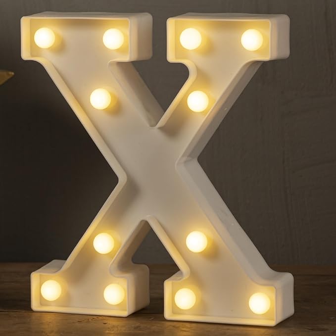 JoyMuse Plastic Letters for Party Decorations