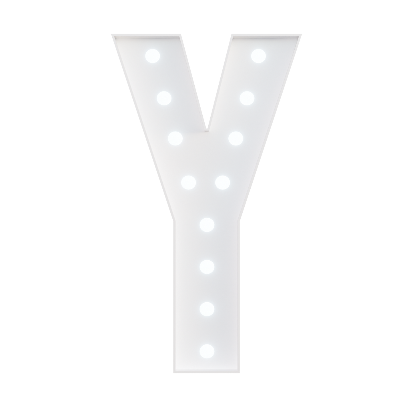 Glimmrly White Lights Marquee Numbers DIY Kit