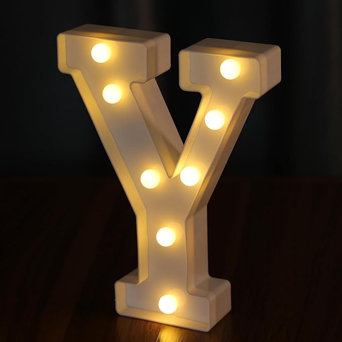 JoyMuse Plastic Letters for Party Decorations