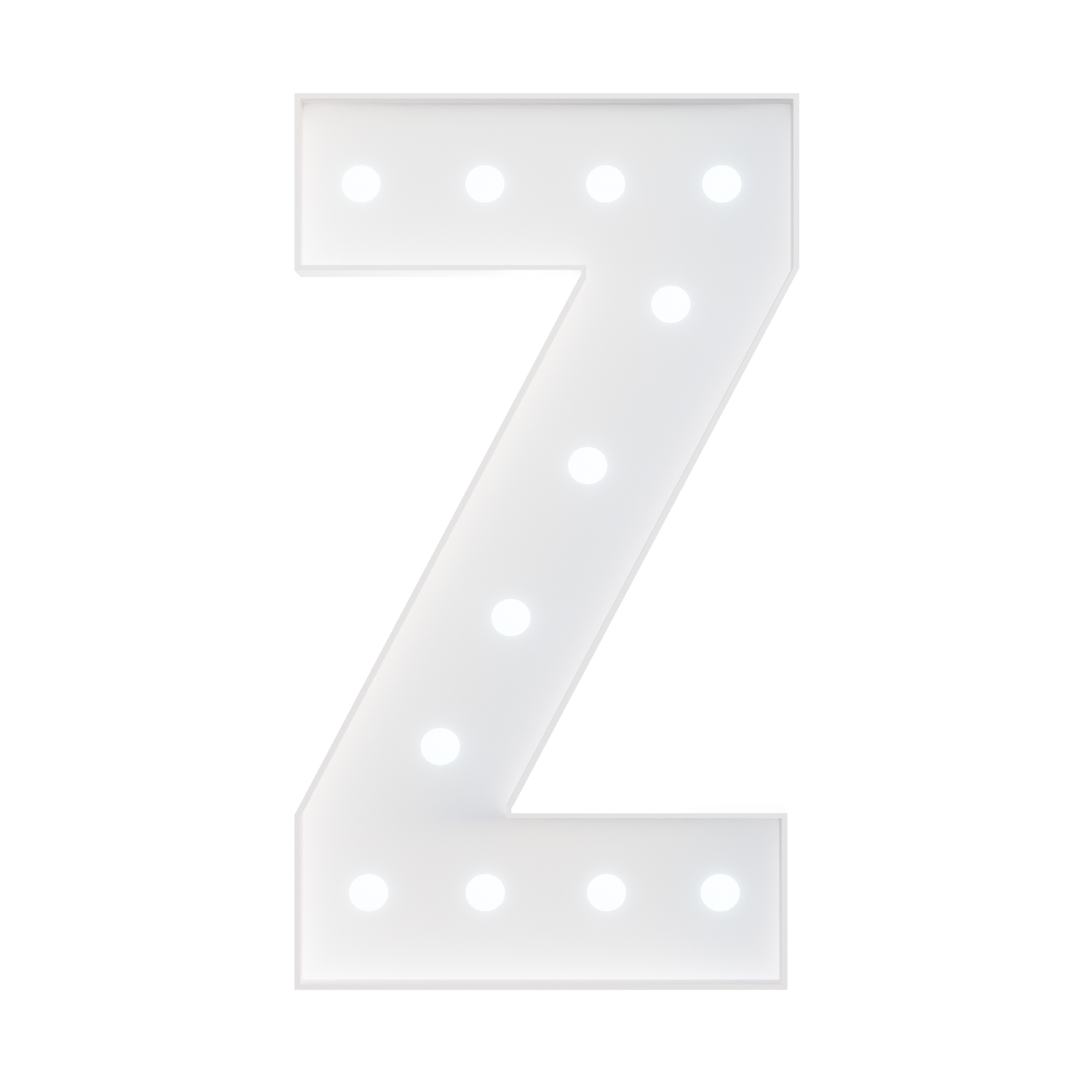 Glimmrly White Lights Marquee Numbers DIY Kit