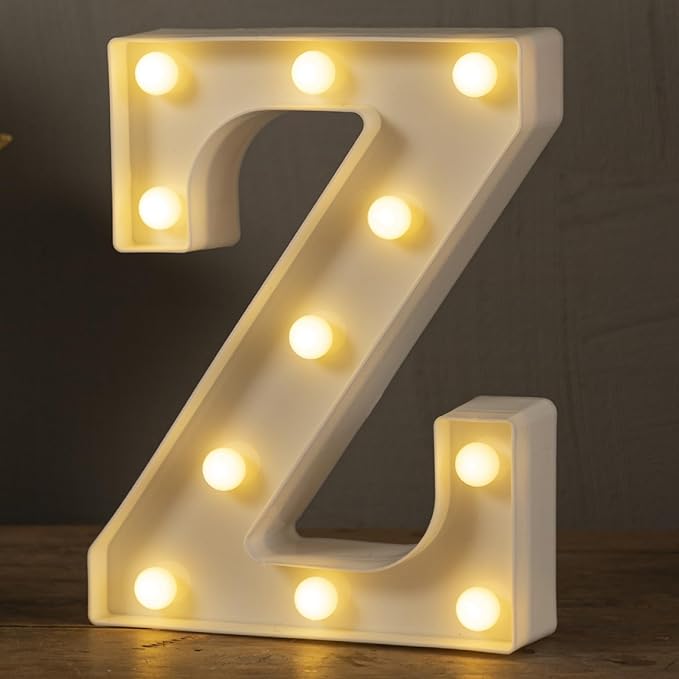JoyMuse Plastic Letters for Party Decorations