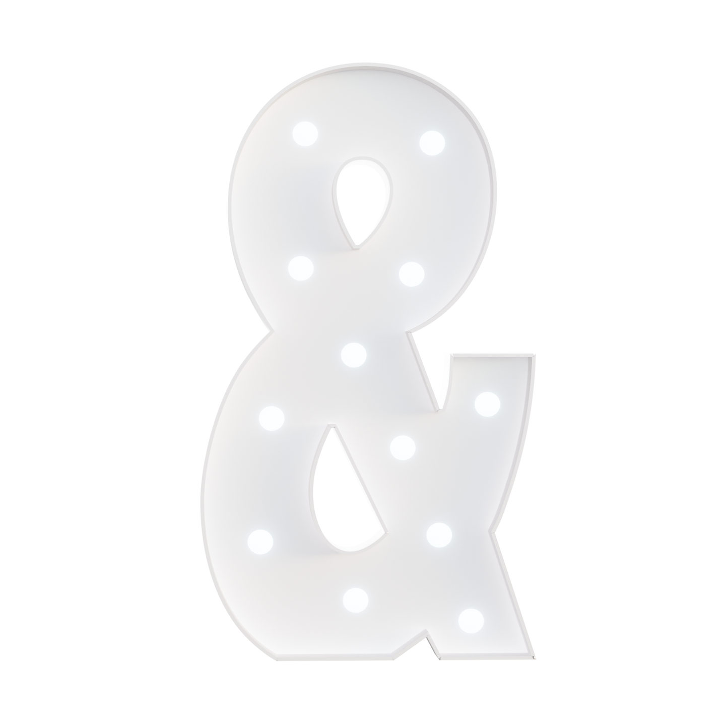Glimmrly White Lights Marquee Numbers DIY Kit