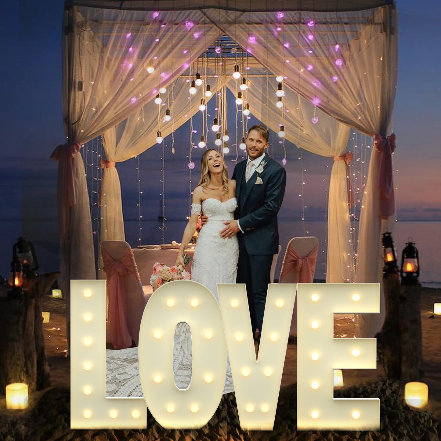Precut Marquee Letters DIY Kit for Valentine's Day