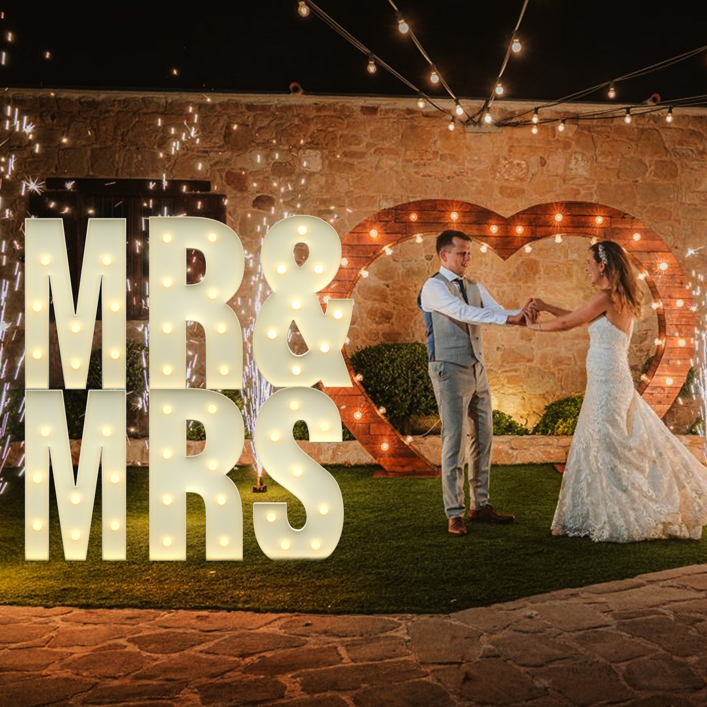 Precut Marquee Letters DIY Kit for Valentine's Day