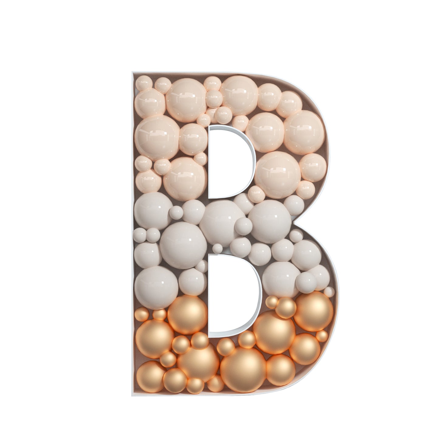Precut Balloon Mosaic Number Frame DIY Kit
