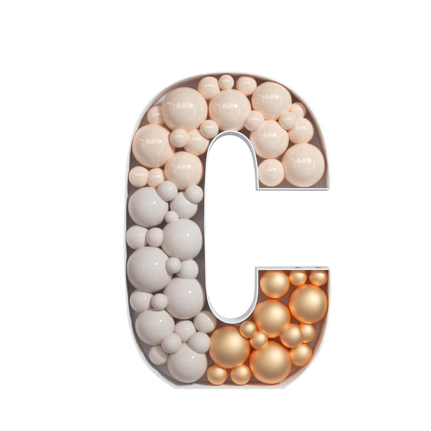 Precut Balloon Mosaic Number Frame DIY Kit