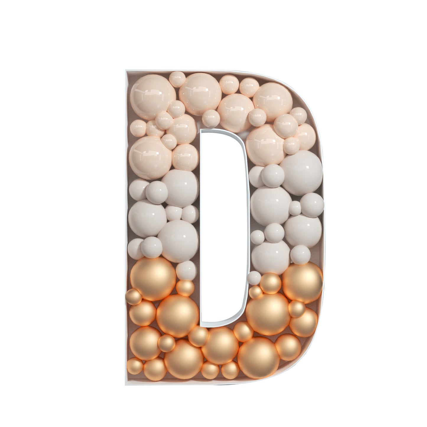 Precut Balloon Mosaic Number Frame DIY Kit