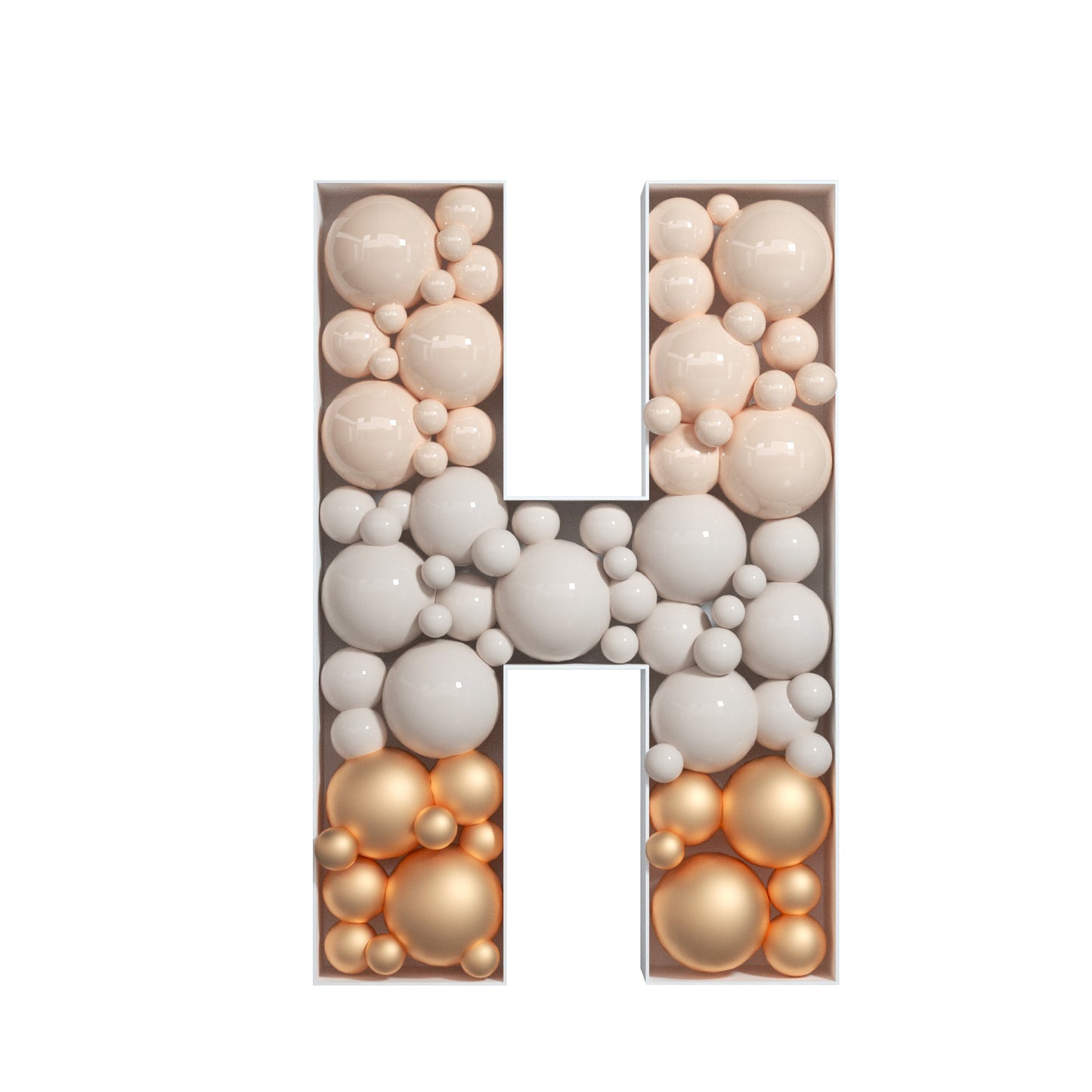 Precut Balloon Mosaic Number Frame DIY Kit