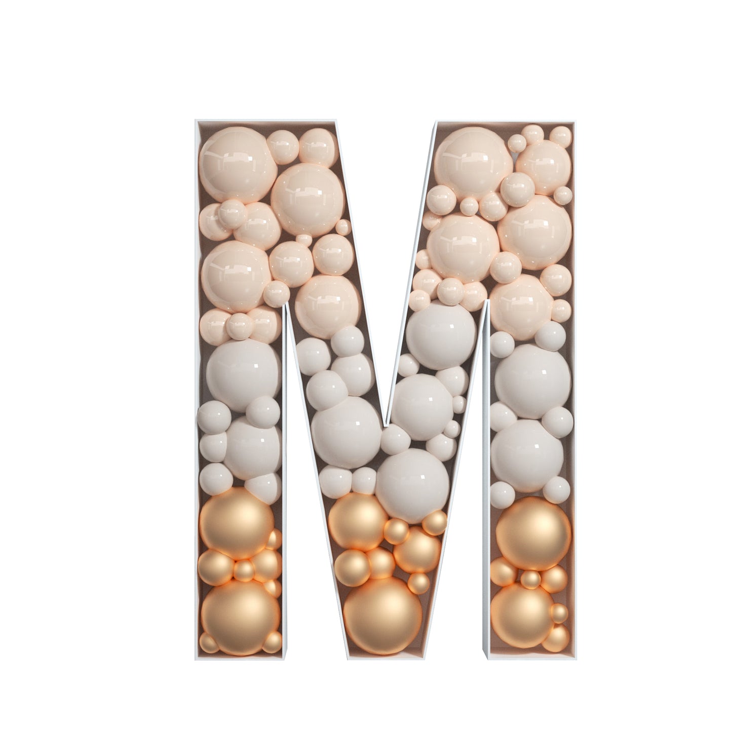 Precut Balloon Mosaic Number Frame DIY Kit