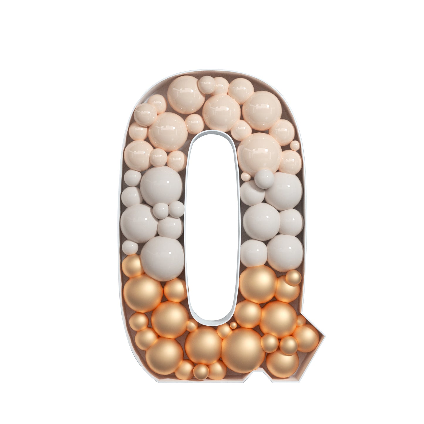 Precut Balloon Mosaic Number Frame DIY Kit