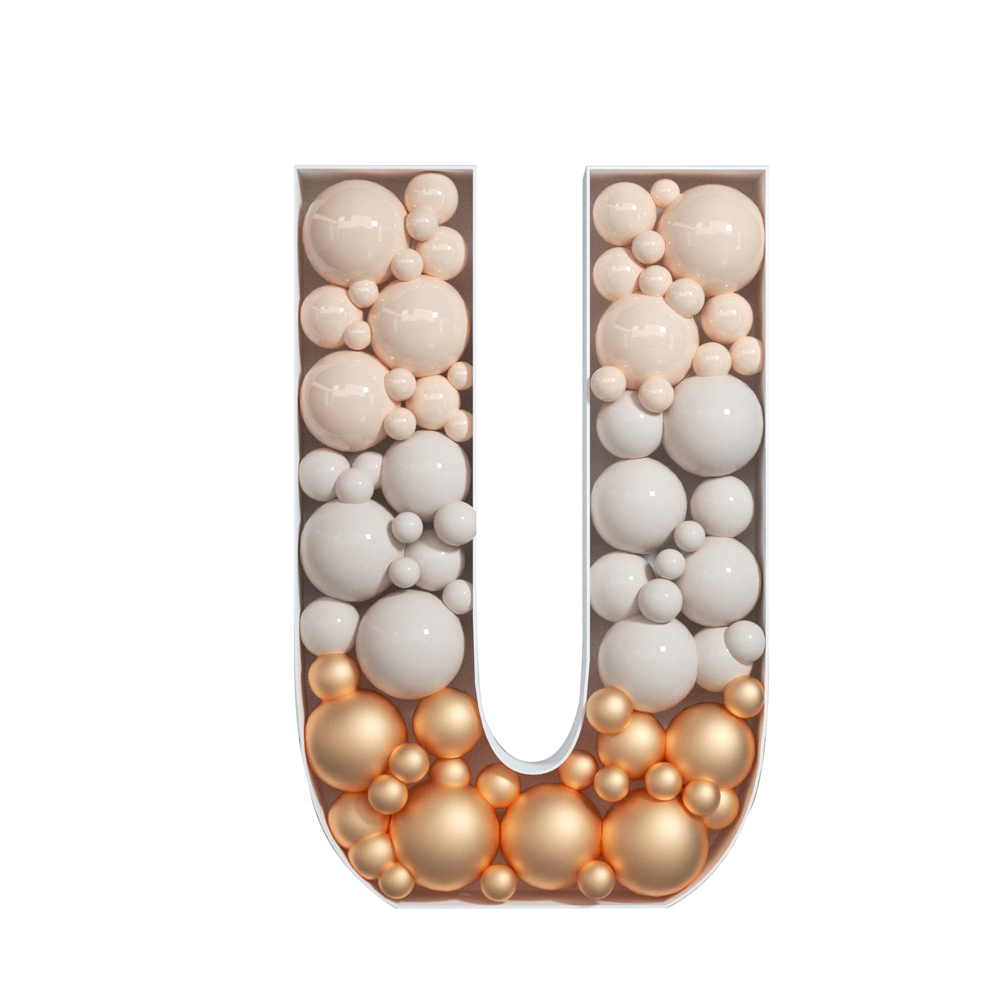 Precut Balloon Mosaic Number Frame DIY Kit