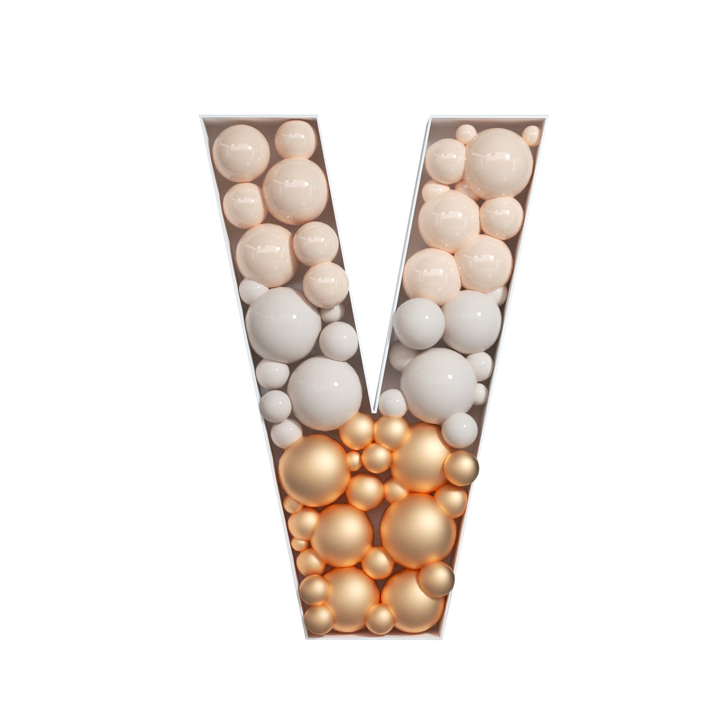 Precut Balloon Mosaic Number Frame DIY Kit