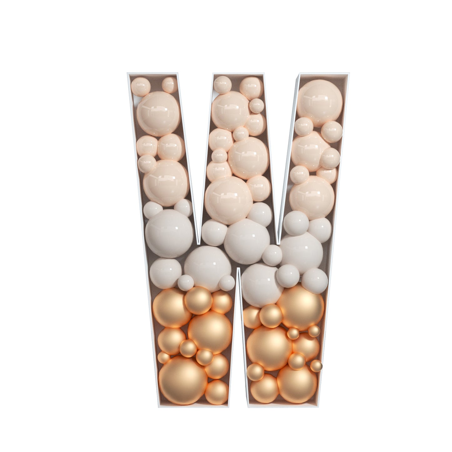 Precut Balloon Mosaic Number Frame DIY Kit