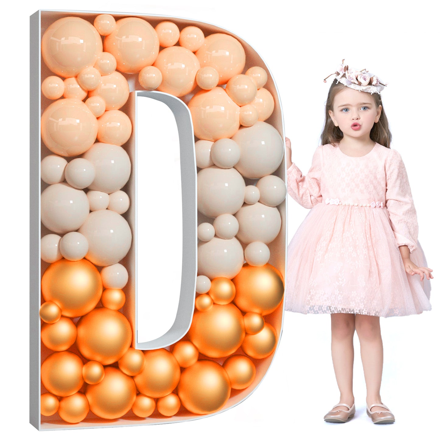Precut Balloon Mosaic Number Frame DIY Kit