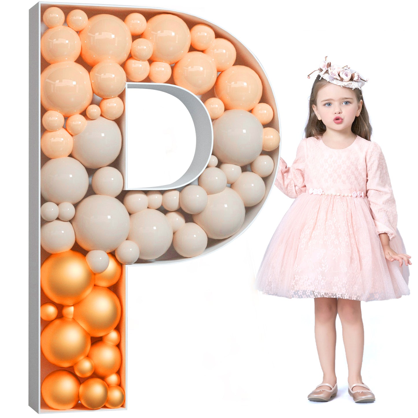 Precut Balloon Mosaic Number Frame DIY Kit