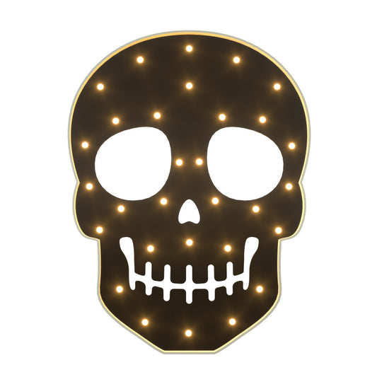 Halloween Precut Marquee Lights DIY Kit-Skull