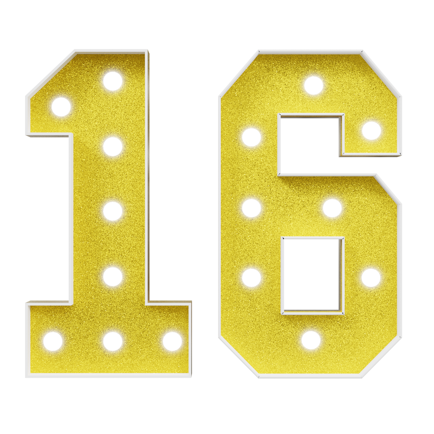 Colored Marquee Numbers / Marquee Letters DIY Kit