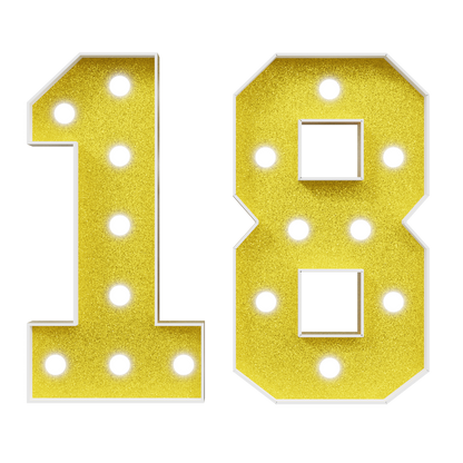 Colored Marquee Numbers / Marquee Letters DIY Kit