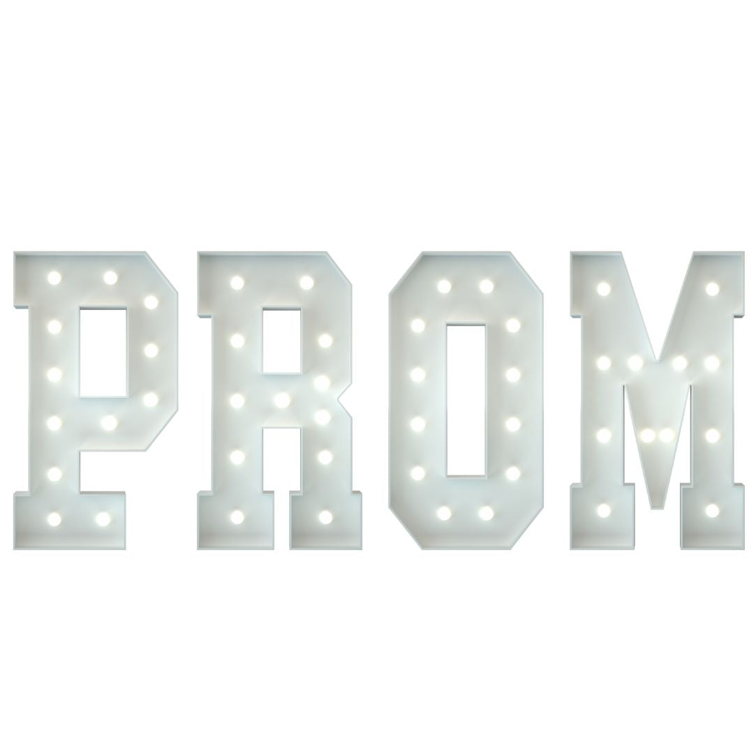 3-4FT Precut Marquee Numbers DIY Kit - PROM