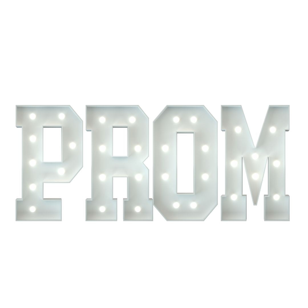 3-4FT Precut Marquee Numbers DIY Kit - PROM