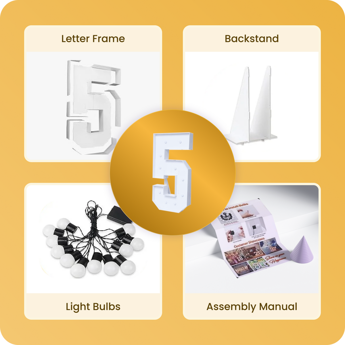 DIY Marquee Kit (4FT) – imprsvparty