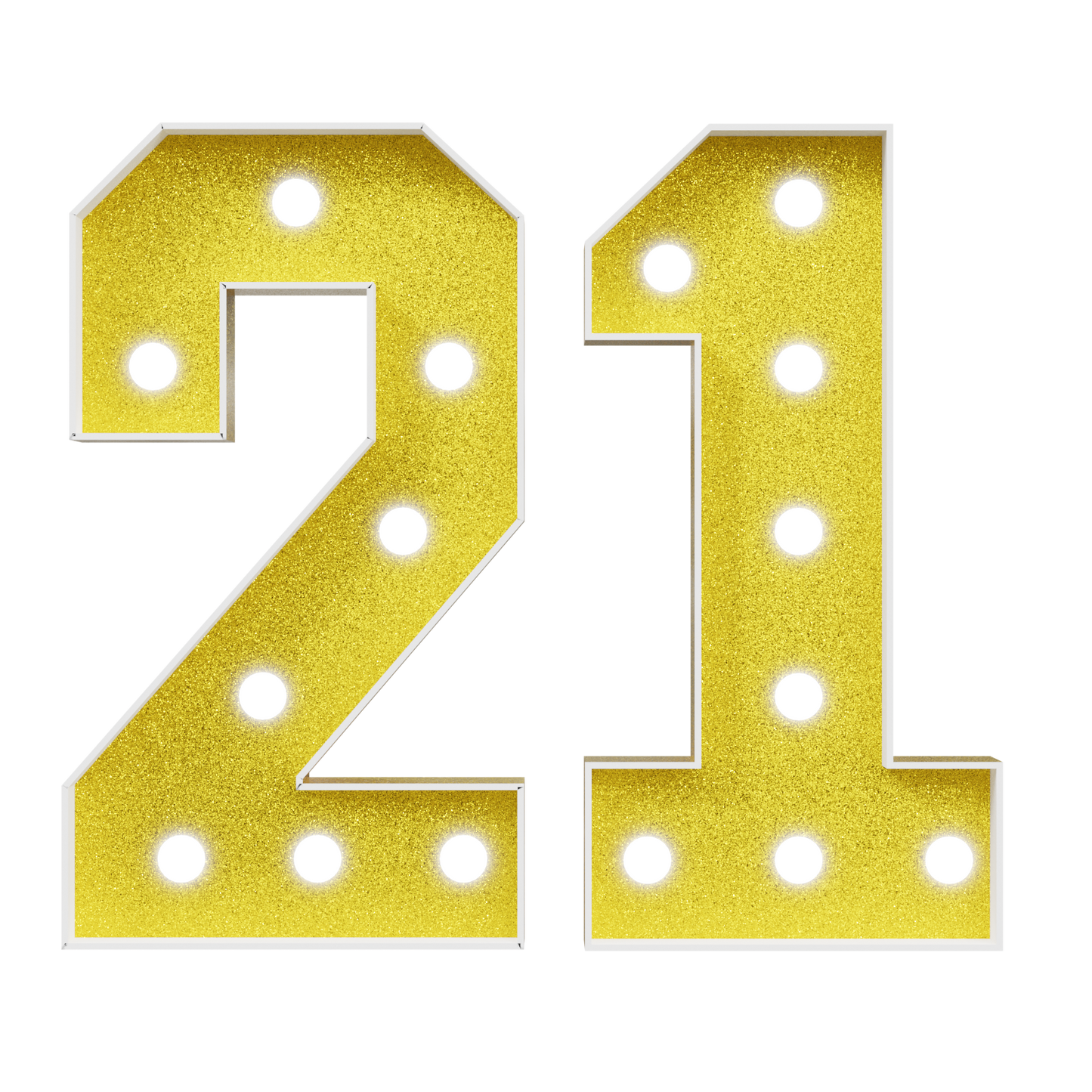 Colored Marquee Numbers / Marquee Letters DIY Kit