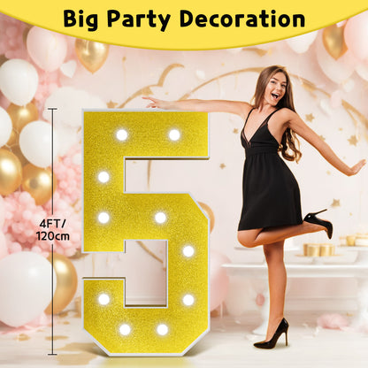 Colored Marquee Numbers / Marquee Letters DIY Kit