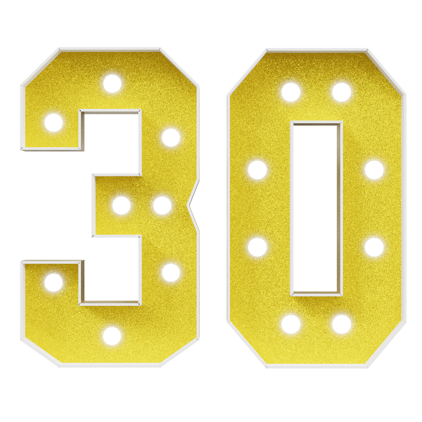 Colored Marquee Numbers / Marquee Letters DIY Kit