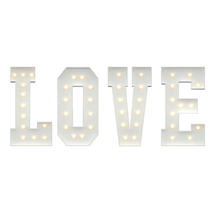 Precut Marquee Letters DIY Kit for Valentine's Day