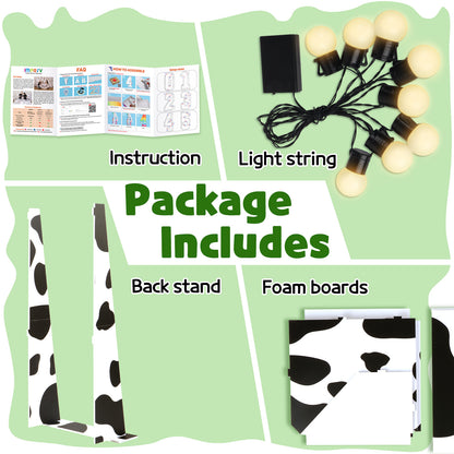Precut Marquee Numbers DIY Kit - Cow