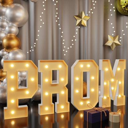 3-4FT Precut Marquee Numbers DIY Kit - PROM