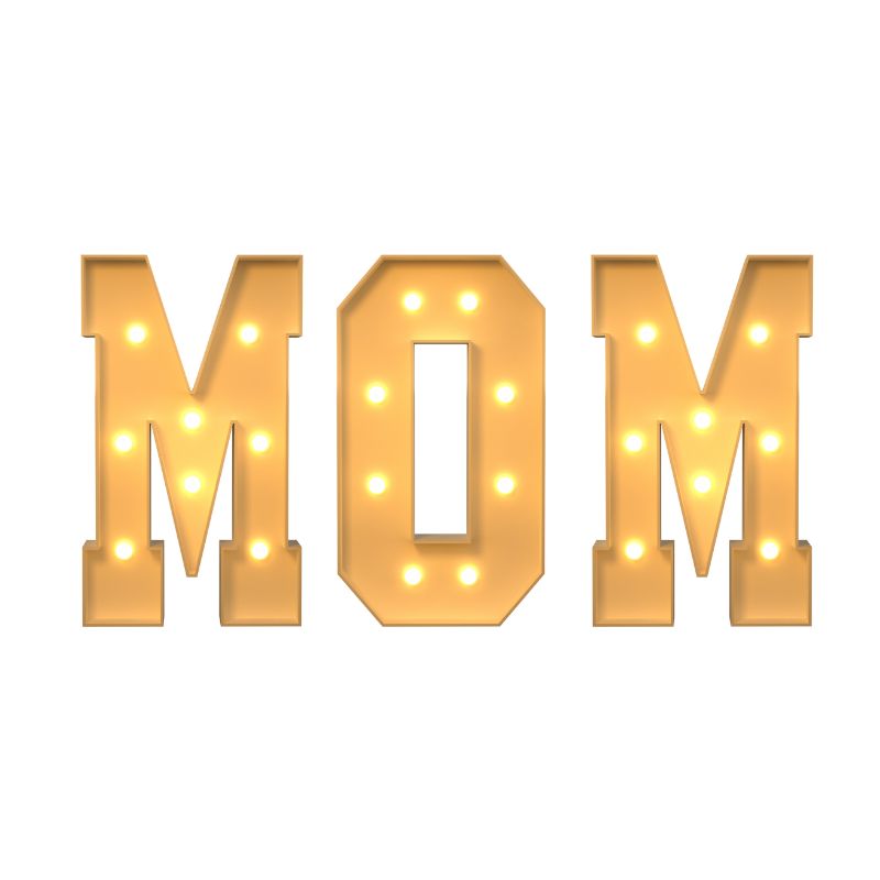 3-4FT Precut Marquee Letters DIY Kit - MOM