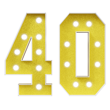 Colored Marquee Numbers / Marquee Letters DIY Kit