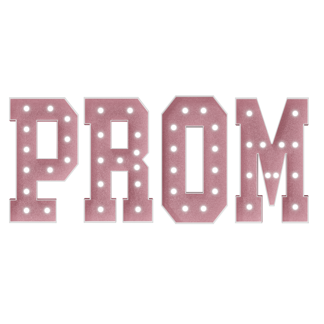 3-4FT Precut Marquee Numbers DIY Kit - PROM