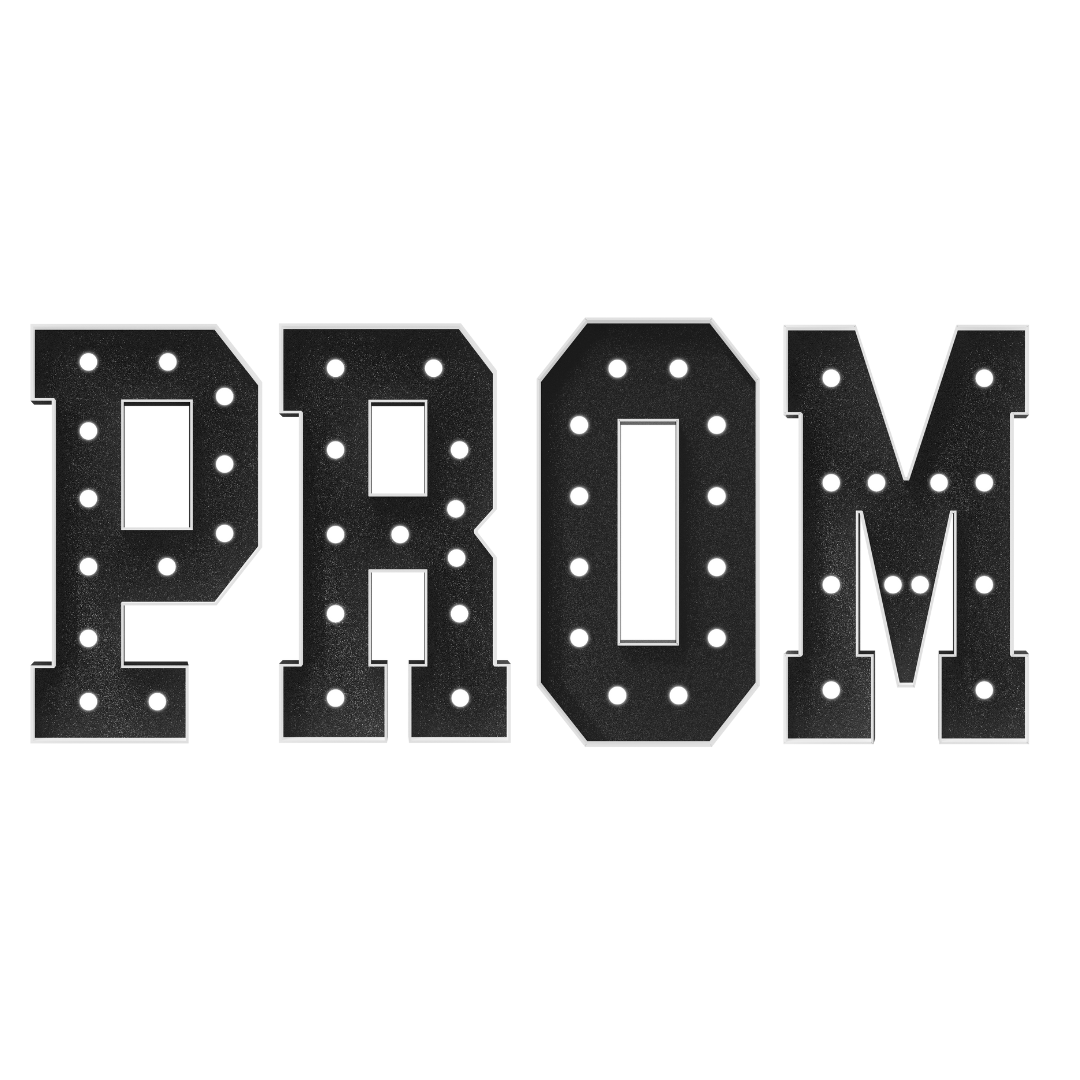 3-4FT Precut Marquee Numbers DIY Kit - PROM