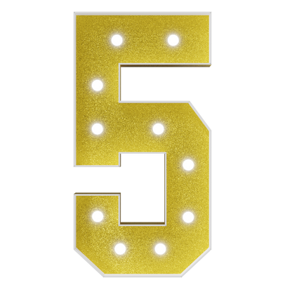 Colored Marquee Numbers / Marquee Letters DIY Kit