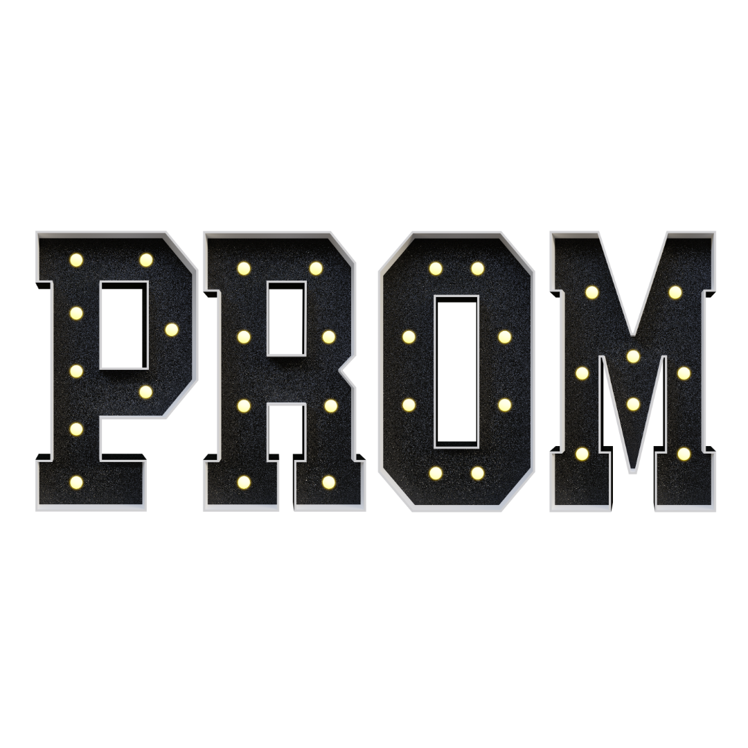 3-4FT Precut Marquee Numbers DIY Kit - PROM