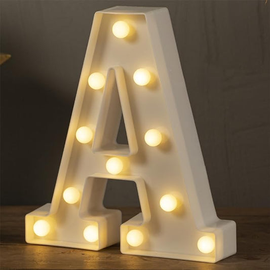 JoyMuse Plastic Letters for Party Decorations