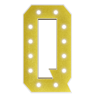 Colored Marquee Numbers / Marquee Letters DIY Kit