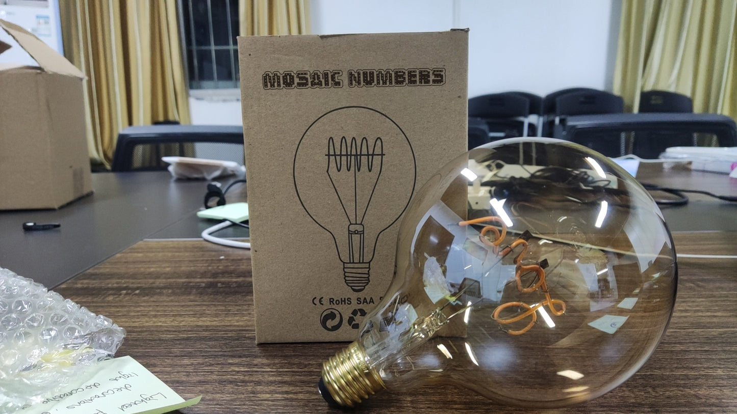Mosaic Numbers LED Bulb Tools, Components and Supplies for Use in Making Signs, Namely Fluorescent Bulbs,HID, LED, and Incandescent Bulbs, Lamps and Fixtures