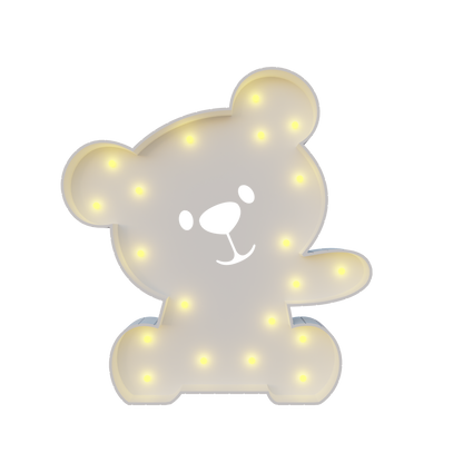 JoyMuse Baby Shower Marquee Lights -Bear