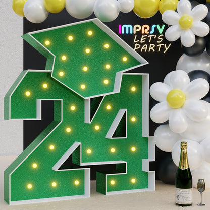 3FT Precut Marquee Letters DIY Kit for Graduation